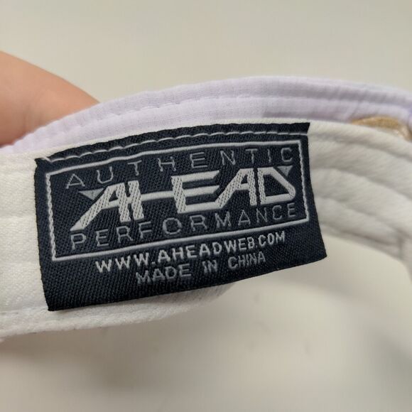 PGA Men's 75th Senior Championship Blue White Strapback Visor Hat Embroidered - Picture 14 of 15